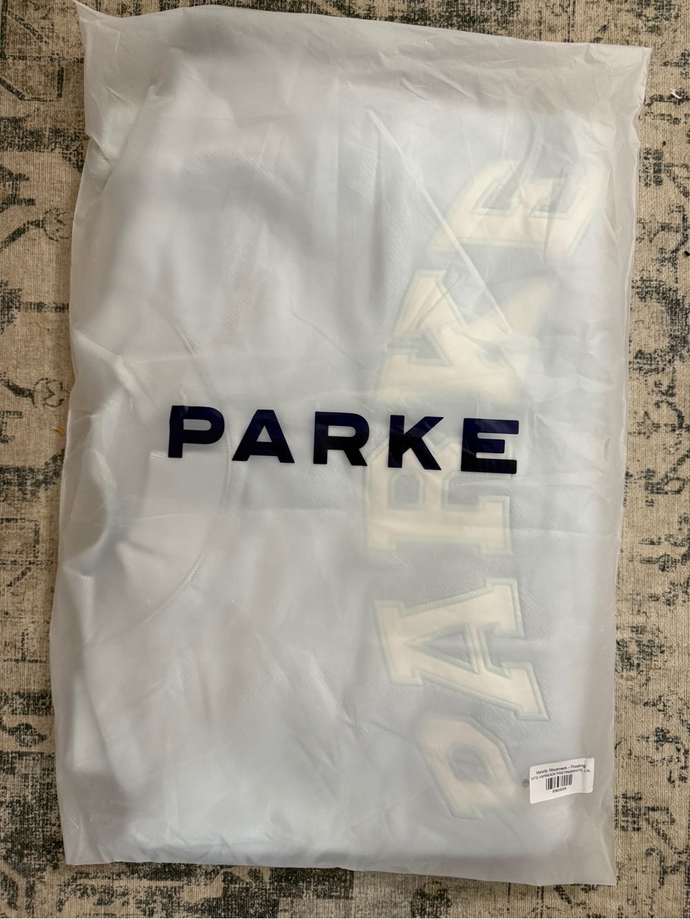 PARKE birthday drop/ frosting.